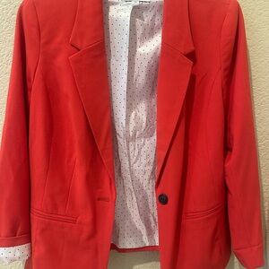 Kensie Vibrant Red Blazer